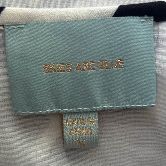 Skies Are Blue Shift Dress Size Medium - Picture 9 of 9